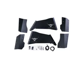 Combat Off Road Aluminum Inner Fender Liners Rear Pair Jeep Wrangler 2007-2018